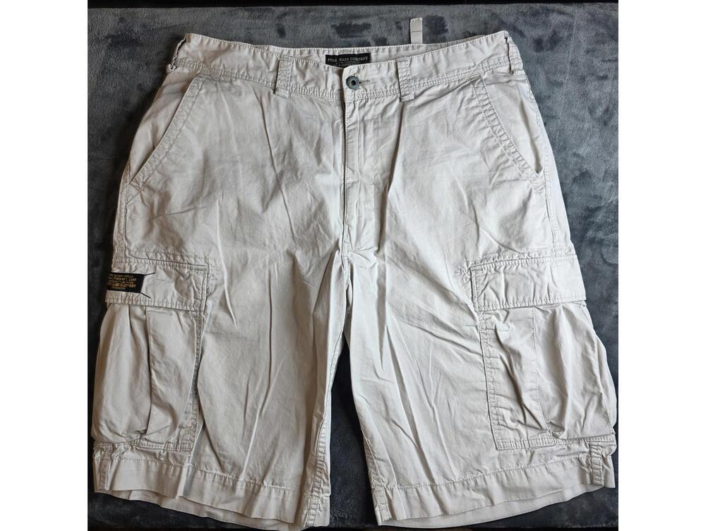 Polo Jeans Company Mens Cargo Shorts Sz 36 Khaki